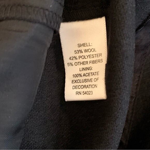 Banana Republic Wool Blend Black Sequin Accent Dress 8 - Picture 10 of 13